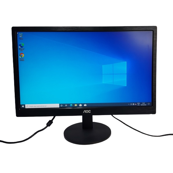 Monitor Aoc E970swnl Led 18.5 Preto 100v/240v Shopee Brasil