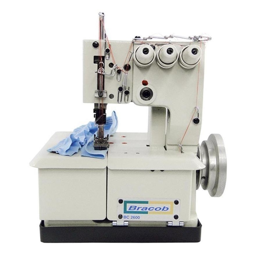 Máquina De Costura SEmi Industrial Bracob Bc26003 Branca 110v | Shopee ...