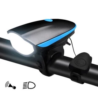 Farol para Bike Bicicleta com Buzina Recarregável