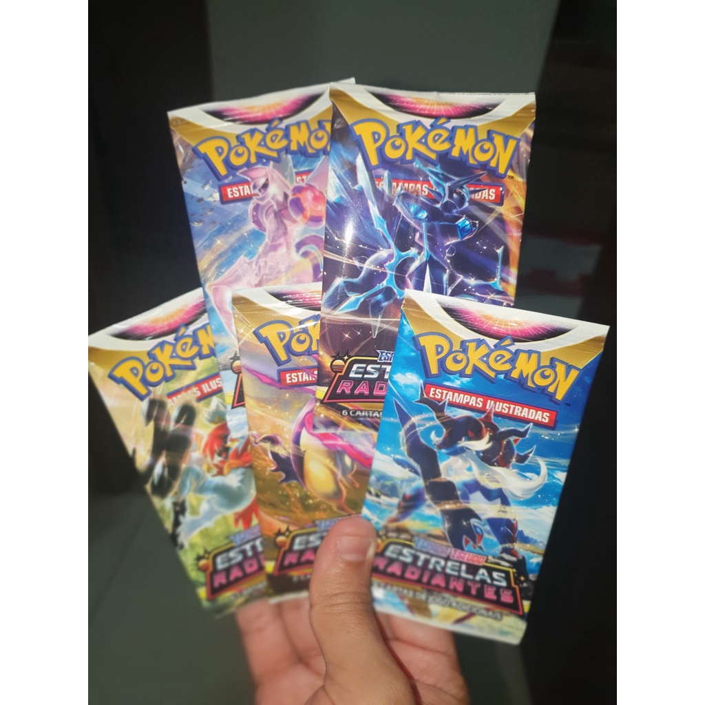 6 Cartas Pokémon originais Copag para coleção + 1 carta Pikachu - Escorrega  o Preço