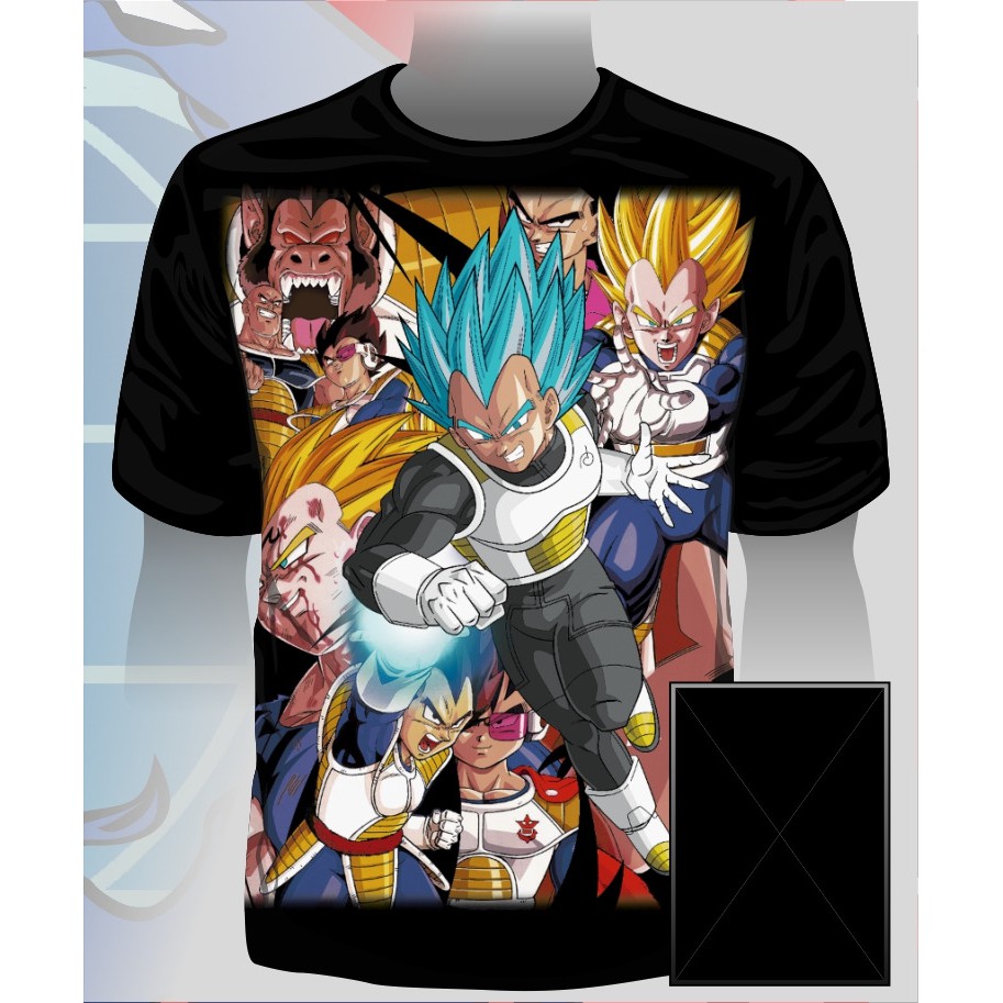 Camiseta Vegeta dbz Anime Mangá Desenho 1039 em Promoção na Americanas