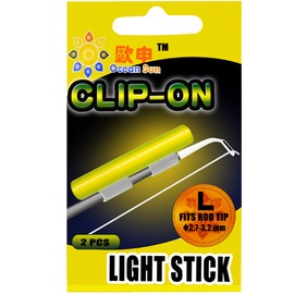 50 Luces Químicas Para Pesca Nocturna - Barras Luminosas 37.5x4.5 Mm, Verde/Amarillo, Duración 8-12 Horas