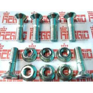 Kit parafusos porcas coroa Bros 125 150 160 XRE 190 XR 250 Tornado CRF 230