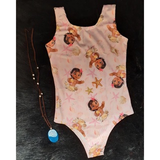 Kit Body Temático Moana, Roupa Infantil para Bebê Nunca Usado 89919052