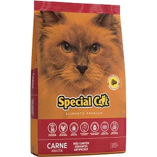 Ração Special Cat Premium Carne Gatos Adultos 10,1 Kg