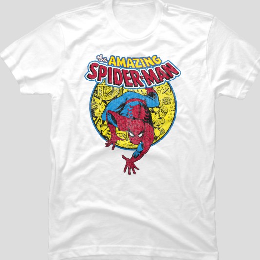 Camiseta Unissex Feminina Spider Man Homem Aranha Desenho Meme Sem Volta  Para Casa Marvel (Preta) Camisa Geek - CD - Toyshow Tudo de Marvel DC  Netflix Geek Funko Pop Colecionáveis