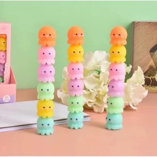 Caneta Mini Marca Texto Fofo Formado Polvo Polvinho Com 5 Cores dioro