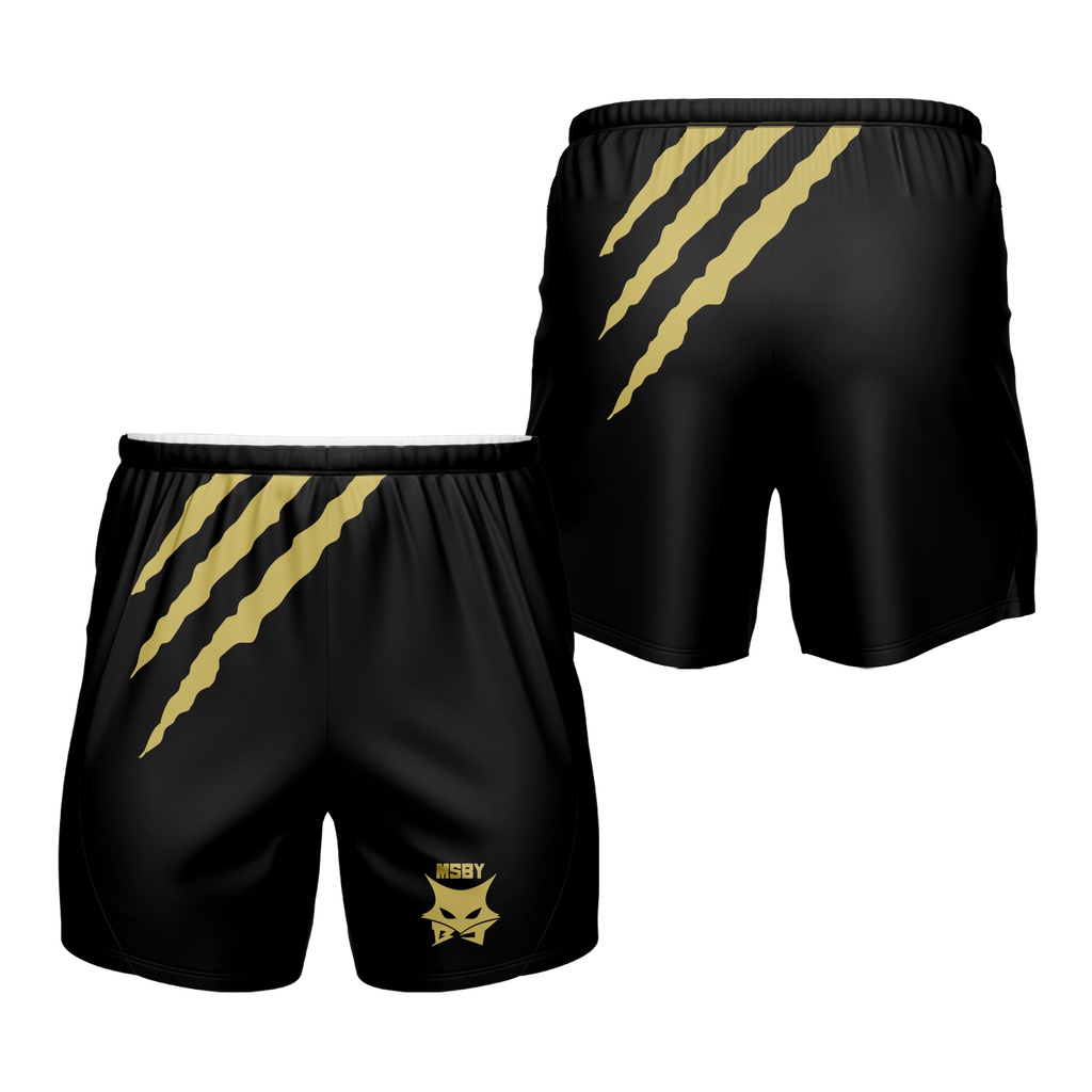 Short Preto Uniforme MSBY Black Jackals Anime Haikyuu