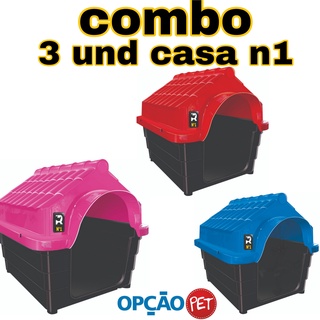 Combo 3 Und De Casinhas Para Cachorro Home Class N°1 Opção Pet