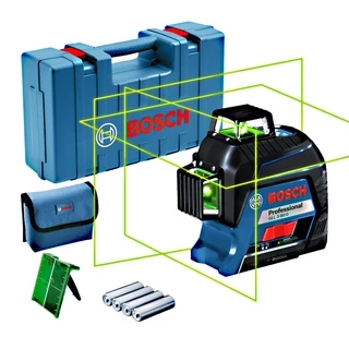 Nível Laser GLL 3-80 G Bosch 360° Verde 3 Linhas com Maleta
