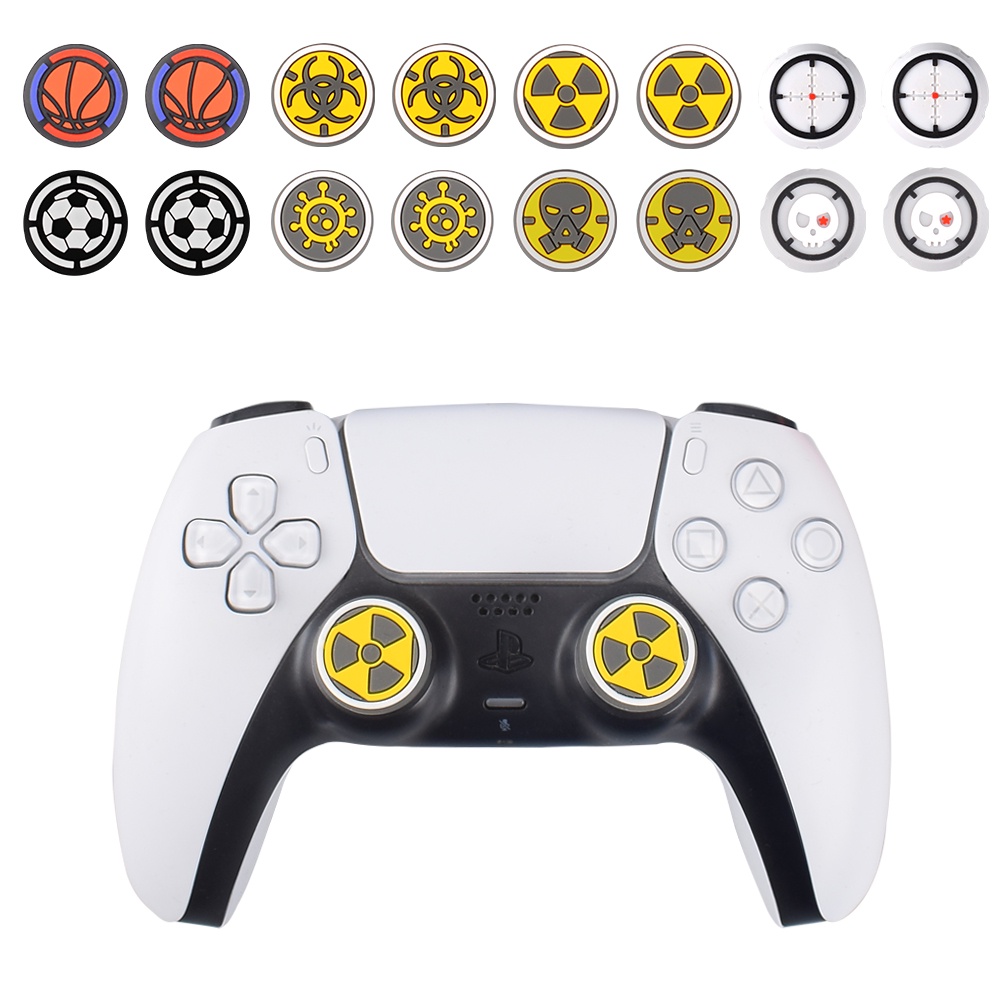 Compre 4pcs Controller Silicone analógico Thumb Stick Grip Cap