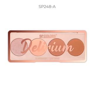 Iluminador e Contorno Delirium SP248 A - SP Colors | Shopee Brasil