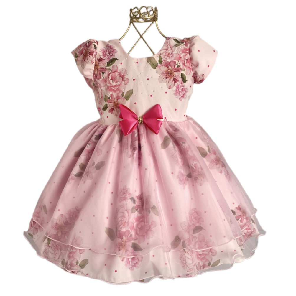 Vestido rosa de store menina