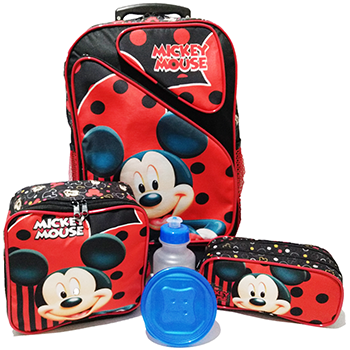 Kit Mochila Infantil Mickey Mouse Rodinhas