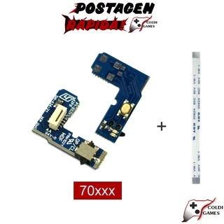 Placa Power / Reset para Ps2 Slim 70xxx e Cabo Flat