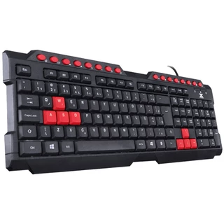 Teclado Gamer VINIK Gaming Dragon V2 Abnt2 1.8m Preto com Vermelho - GT102