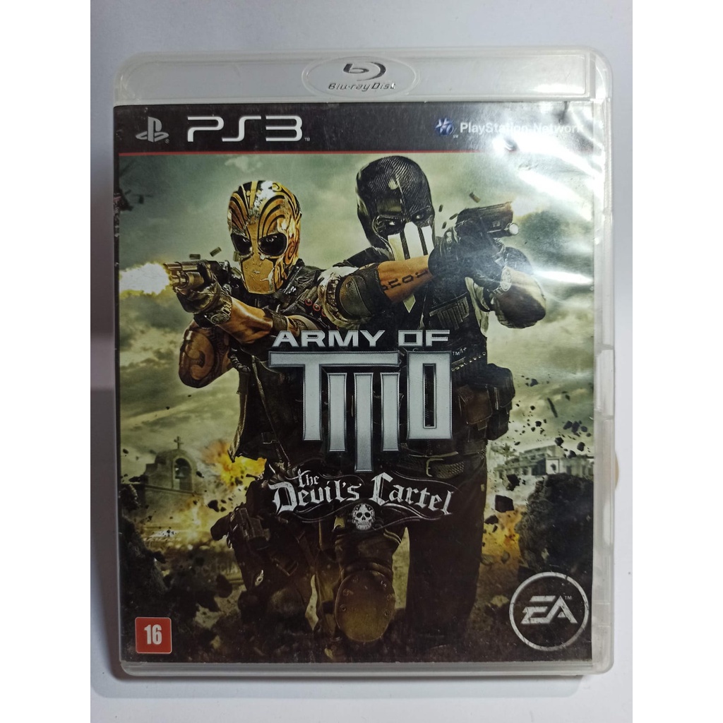 Army of TWO The Devil's Cartel Jogos Ps3 PSN Digital Playstation 3