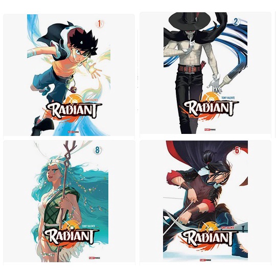 Coleção Radiant 11 volumes Panini | Shopee Brasil