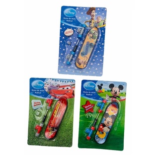 Mini Skate de dedo radical Disney Escolha Seu Personagem Mickey, Carros ou Toy Story Toy Story