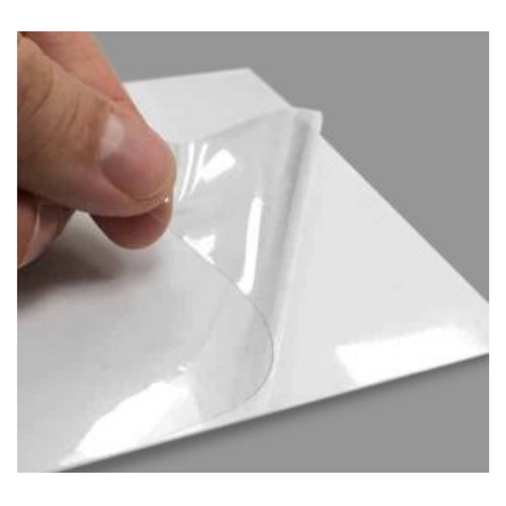 Vinil Adesivo Transparente A4 20 folhas para impressão Jato de Tinta ...
