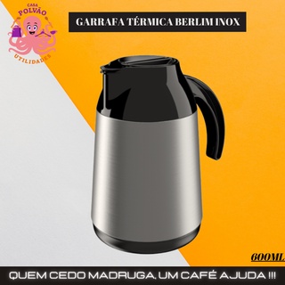 Garrafa Térmica 1L Rolha Arábica Cappuccino Invicta - Colher de Panela