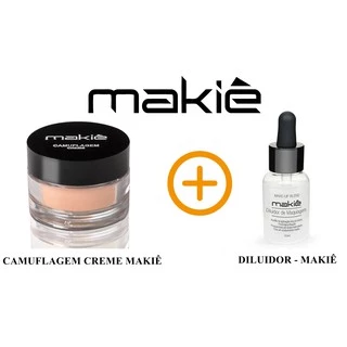 DILUIDOR DE MAQUIAGEM MAKIÊ - 30ML + CAMUFLGEM CREME CORRETIVO MAKIÊ - PRONTA ENTREGA - PROMOÇÃO POR TEMPO LIMITADO