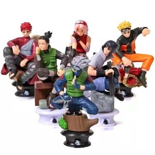 conjunto de 5 sellos de naruto gaara kakashi ha - Comprar Figuras