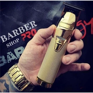 Profissional Ouro Para Homens Sem Fio Recarregável Barbeador Aparador De Cabelo Máquina De Corte T Cabelo Styling