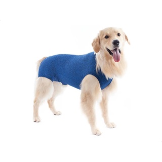 Roupa Pós Cirúrgica Para Cachorro Macho Tamanho 14 - Azul