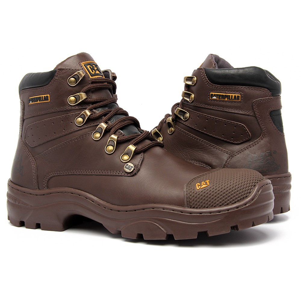 Bota Caterpillar Adventure Masculino/Feminino Couro Liso Cat 303365