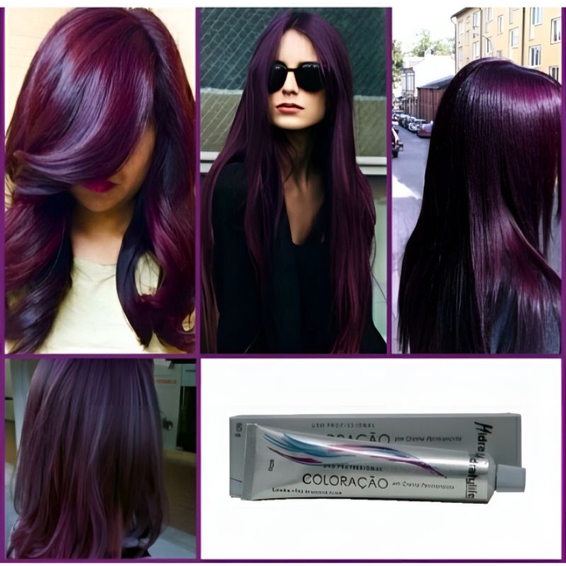 Tinta Temporária para Cabelo Roxo Neon - 135ml