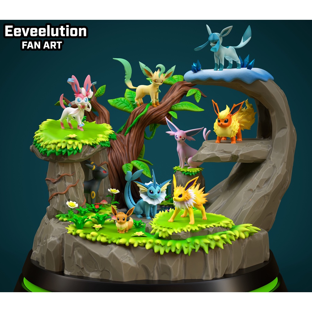 Eeveelutions action shop figures