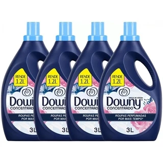 4 Downy Amaciante Brisa de verao 3 litros - 4 Galões de 3 litros