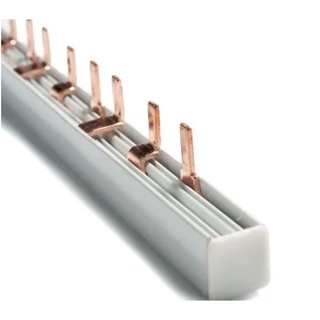 Barramento Pente 12 pinos 63A Trifásico Barra distribuição 12 polos para 4 disjuntores Tripolar