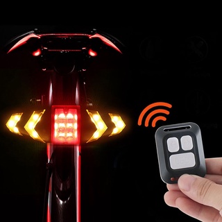 Bicicleta Sem Fio Remoto Lâmpada Traseira Luz Da Cauda Mountain Bike Turn Signal Luzes LED Taillight Facilmente Installação Peças