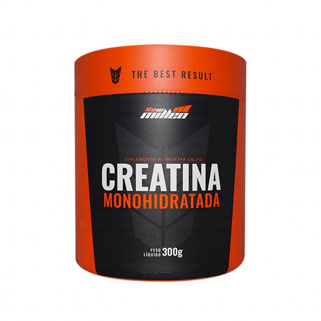 Creatina Monohidratada 300g New Millen Shopee Brasil