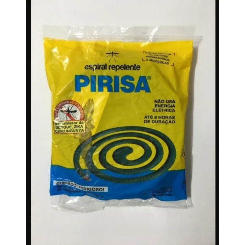 Repelente Espiral Cobrinha 8 Uni Contra Mosquitos e Pernilongo