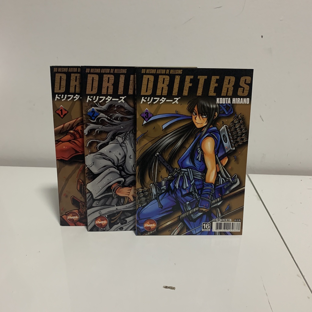 Divulgada a capa do mangá Drifters da editora Nova Sampa - Chuva de Nanquim