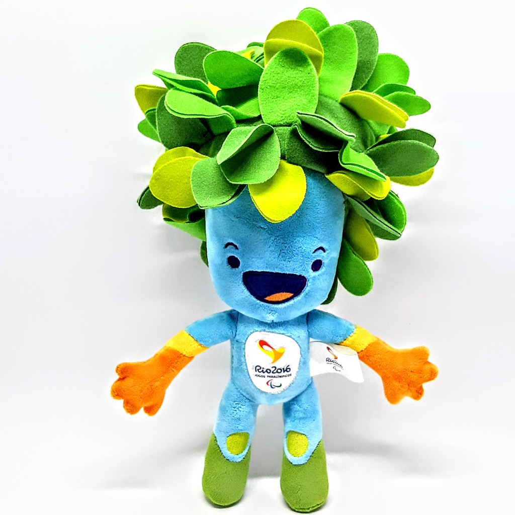 Pelúcia Mascote Paraolímpico Tom Olimpíadas Rio 2016