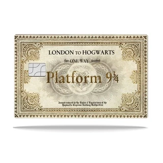 1 Un Pelicula Adesiva Cartão Crédito Debito Harry Potter 1 Und.
