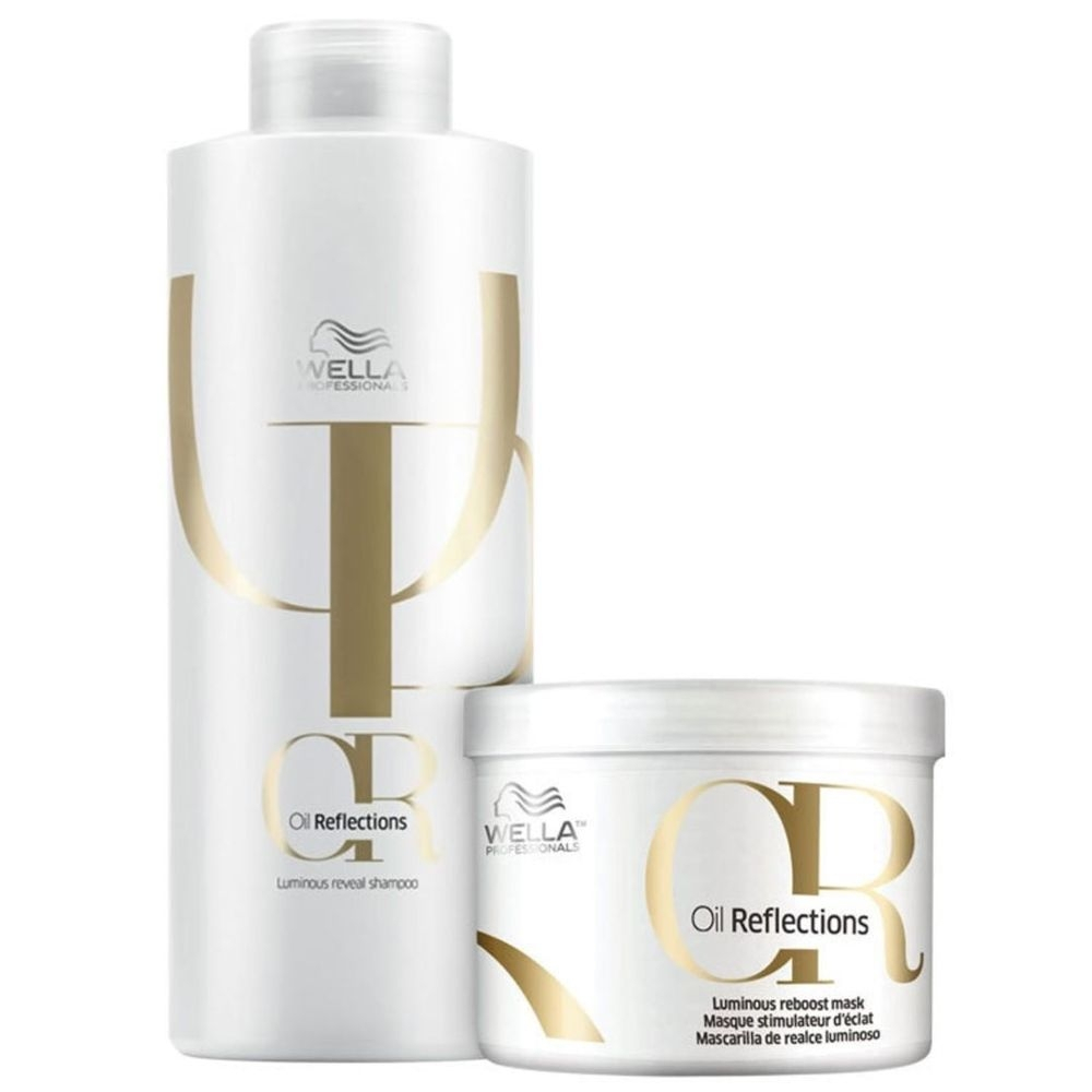 Wella Kit Professionals Oil Reflections Duo Salão (SH1L+MASC 500ML ...