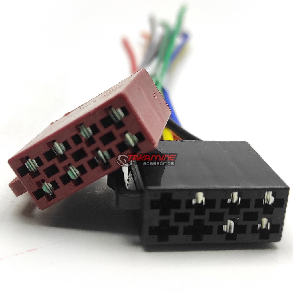 Conector Plug 16 vias fêmea para som automotivo | Shopee Brasil
