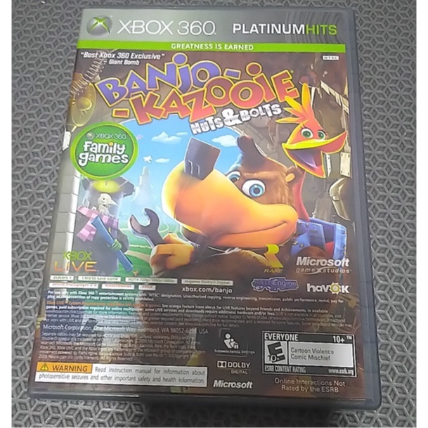 Jogo Xbox 360 - Jogo Banjo-Kazooie Nuts & Bolts + Viva Piñata - FF
