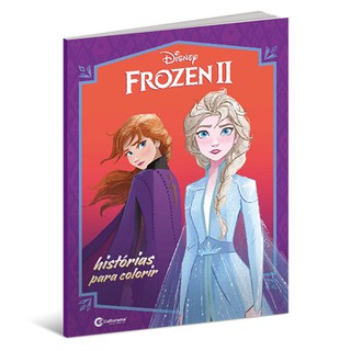 Livro Para Colorir Infantil Frozen Disney 64 Páginas