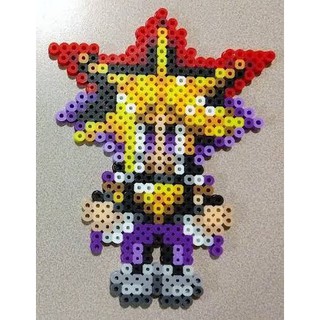 Chaveiro / Ima / Peça decorativa Omori Omocat personagens jogo RPG pixel  art perler beads hama beads