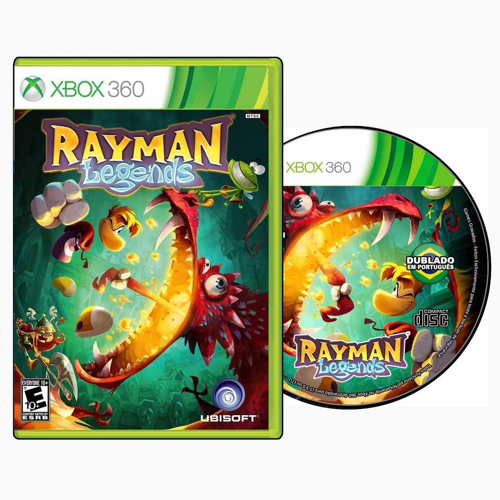 Jogo Rayman Legends Xbox 360 - Plebeu Games - Tudo para Vídeo Game