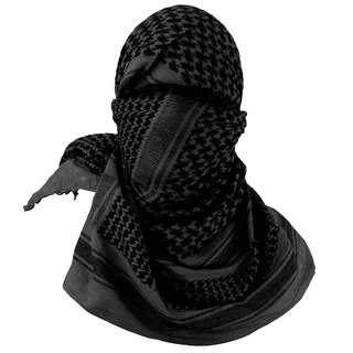 Lenço Shemagh Tático Proteção Frio Vento 110x115 Ntk Preto