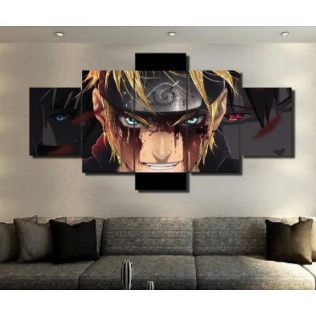 Quadro Decorativo Naruto Desenho Anime Salas Quartos Decorações Com Moldura  G01