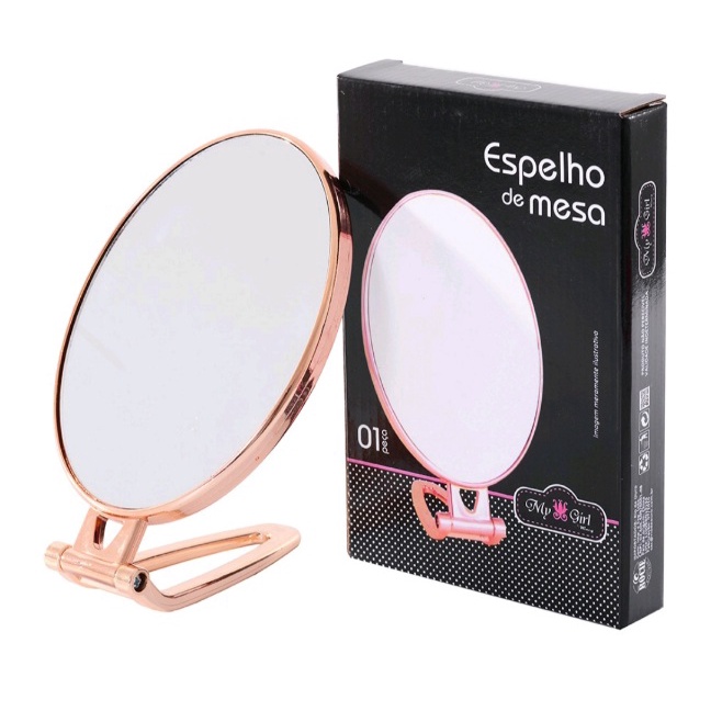 BESPORTBLE 2 Pçs Espelho Grande Espelho De Maquiagem Para Meninas Espelho  Portátil Espelho De Maquilhagem Portátil Espelho De Maquilhagem Menina  Espelho De Mão Espelho De Mão Leve Espelho De