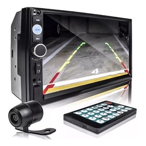 Central Multimídia Universal Mp5 2 Din Espelhamento Câmera Ré Android